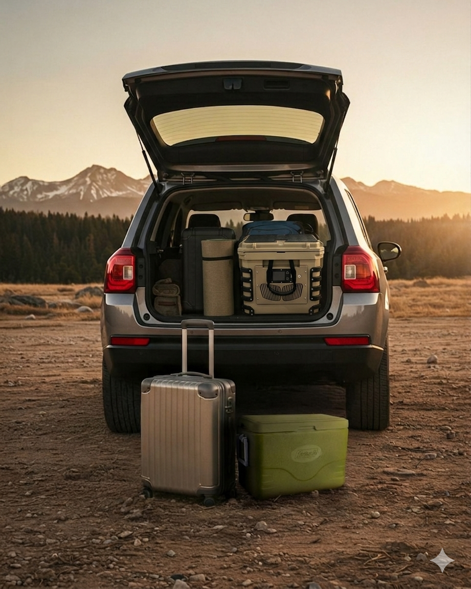 Portable refrigerator for travel